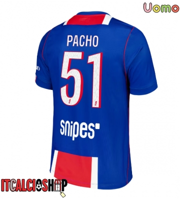 Paris Saint-Germain Willian Pacho #51 Prima Maglia 2026-27 Manica Corta